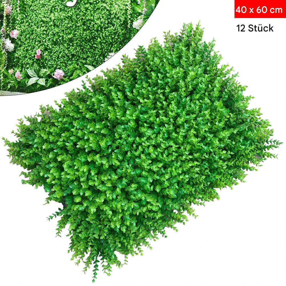 Künstliche Buchsbaum Matten für Wanddekoration Garten und Innenräume