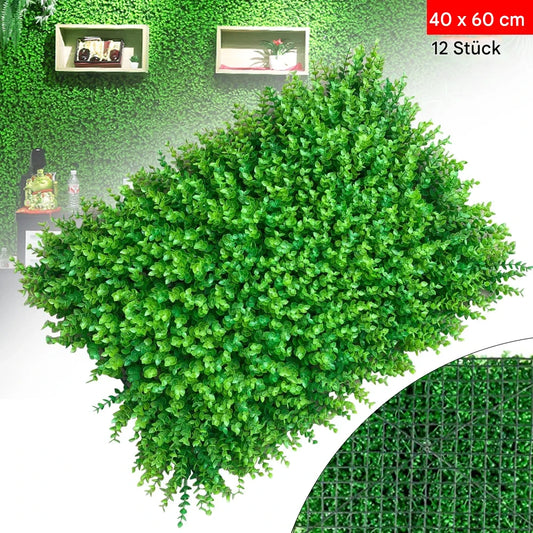 Künstliche Buchsbaum Matten für Wanddekoration Garten und Innenräume