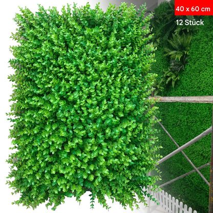 Künstliche Buchsbaum Matten für Wanddekoration Garten und Innenräume