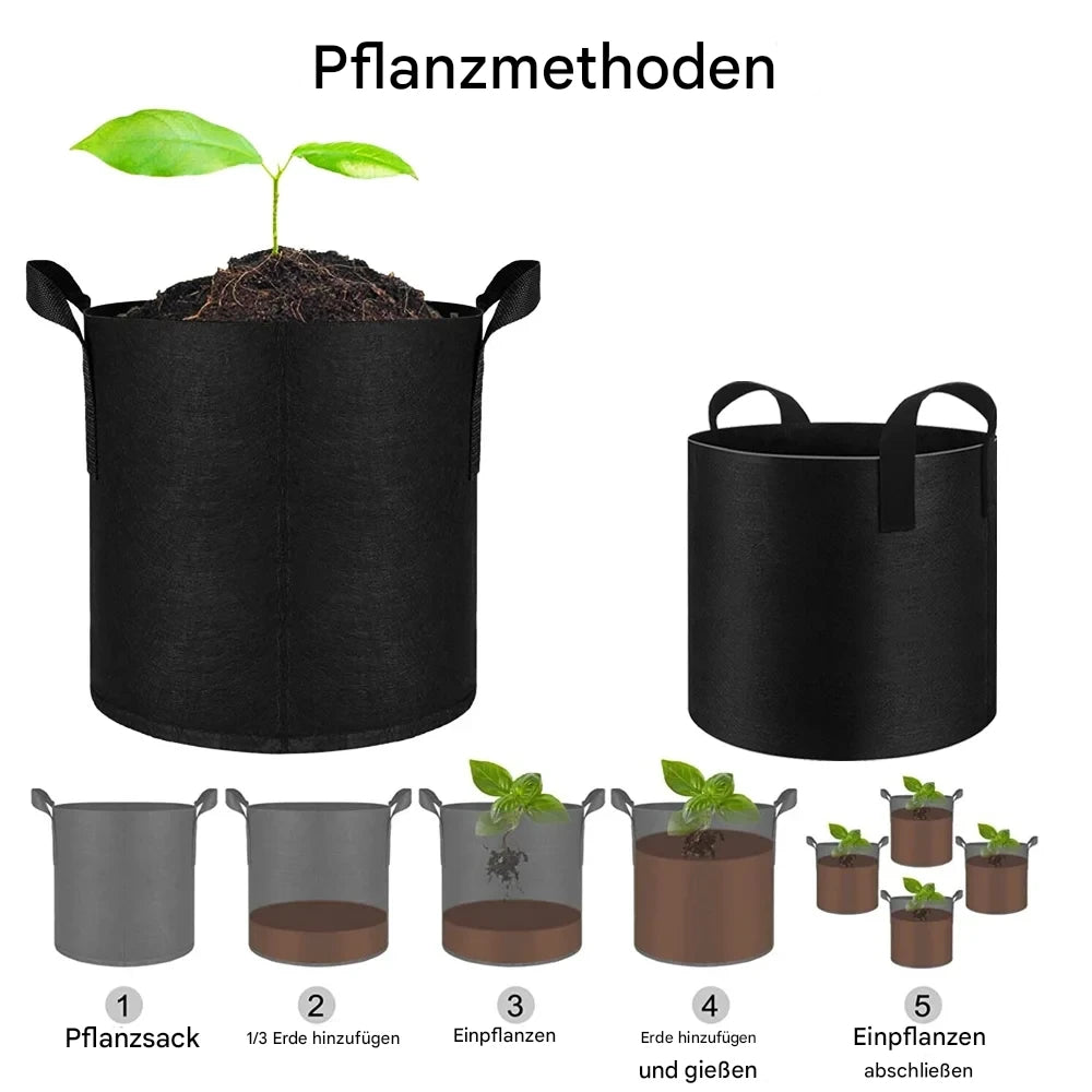 Pflanzbeutel für Gemüse Anzucht Garten Pflanzen Wachstum