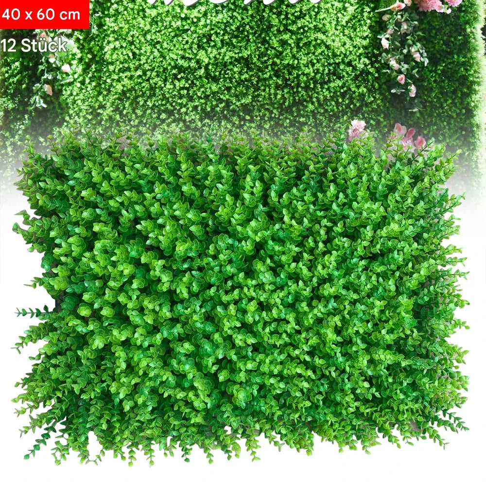 Künstliche Buchsbaum Matten für Wanddekoration Garten und Innenräume