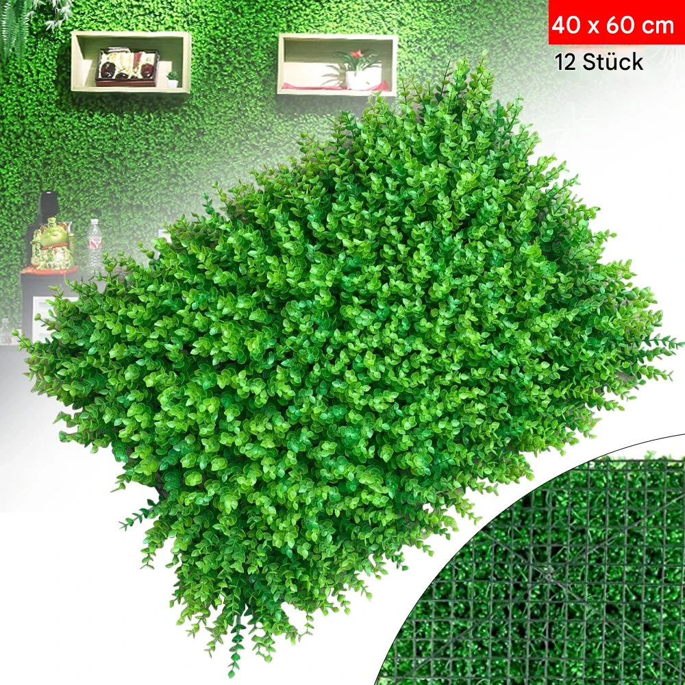 Künstliche Buchsbaum Matten für Wanddekoration Garten und Innenräume