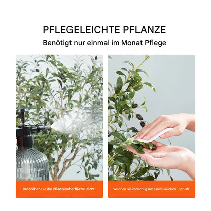 Dekorativer Olivenbaum künstlich für Innenräume pflegeleicht und stabil