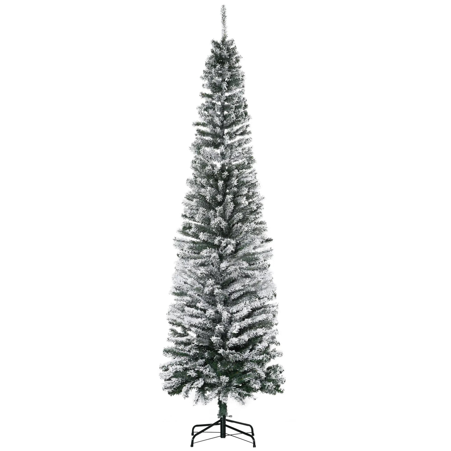 Künstlicher Weihnachtsbaum mit Schneeeffekt in 180 oder 225 cm