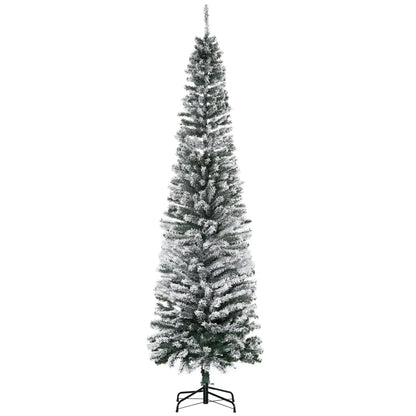 Künstlicher Weihnachtsbaum mit Schneeeffekt in 180 oder 225 cm