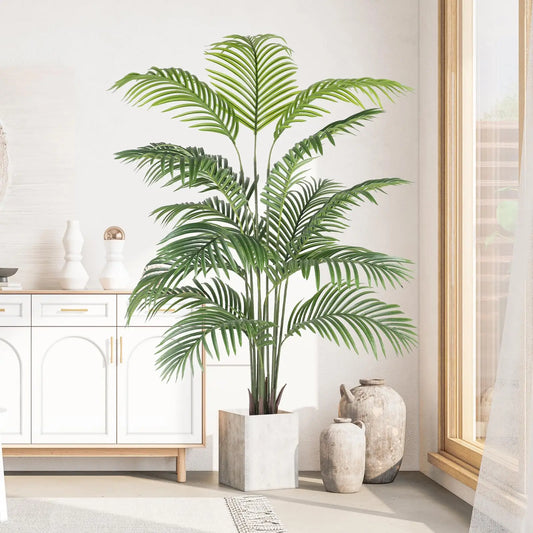 Künstliche Areca Palme für Wohnzimmer Büro tropische Raumdekoratio
