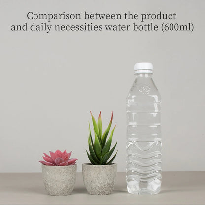 Mini Künstliche Pflanzen für Schreibtisch Sukkulenten im Topf