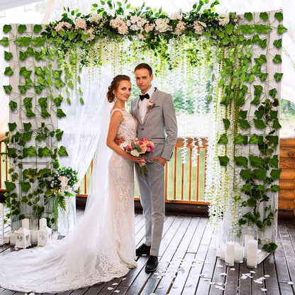 Künstliche Efeuranken für Wanddekoration Zuhause Garten Party Dekoration