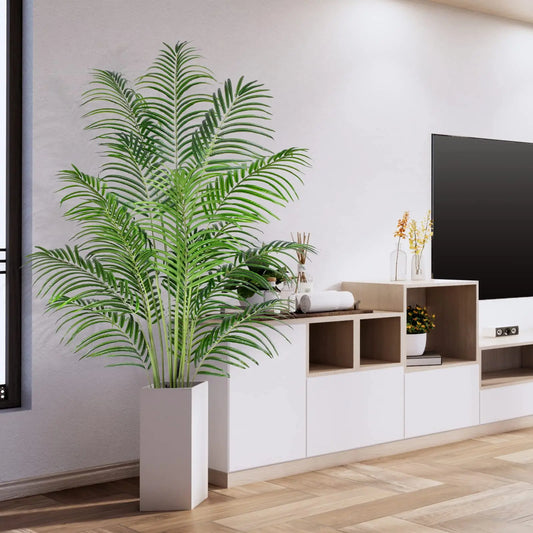 Künstliche Areca Palme für Wohnzimmer Büro tropische Raumdekoratio