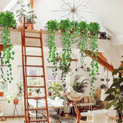 Künstliche Efeuranken für Wanddekoration Zuhause Garten Party Dekoration