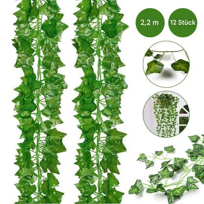 Künstliche Efeuranken für Wanddekoration Zuhause Garten Party Dekoration